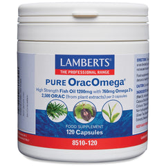Lamberts Pure Orac omega visolie 1200mg 120.00 Capsules