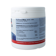 Lamberts Pure visolie 1100mg omega 3 180.00 Capsules