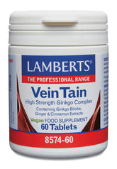 Lamberts Veintain (met ginkgo, kaneel) 60.00 Tabletten
