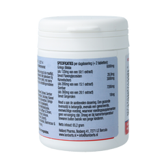 Lamberts Veintain (met ginkgo, kaneel) 60.00 Tabletten