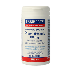 Lamberts Plant sterolen 800mg 60.00 Tabletten
