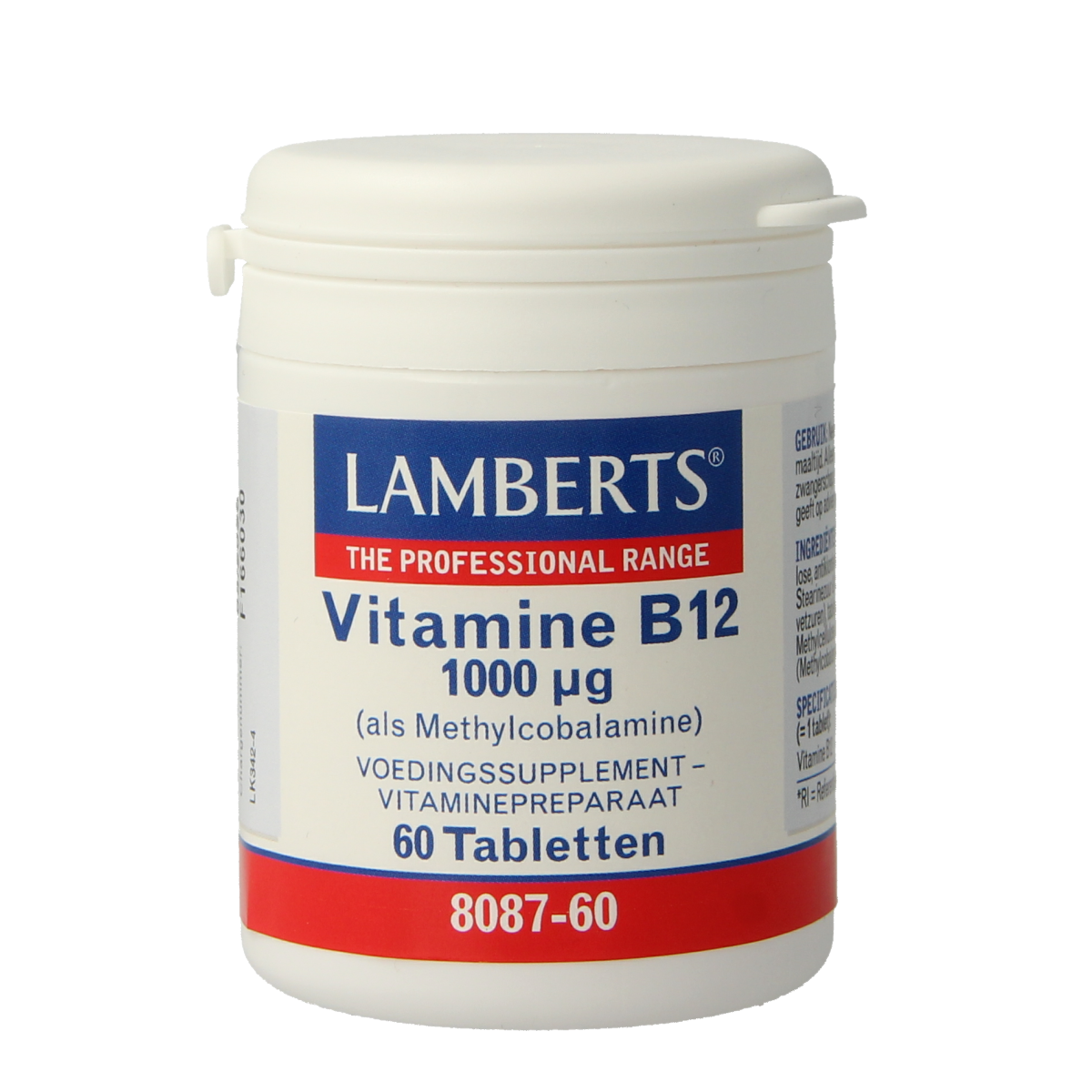 Lamberts Vitamine B12 1000mcg (methylcobalamine) 60.00 Tabletten