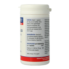Lamberts Vitamine D3 1000IE/25mcg 180 Capsules