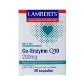 Lamberts Co enzym Q10 200mg 60.00 Vegetarische capsules