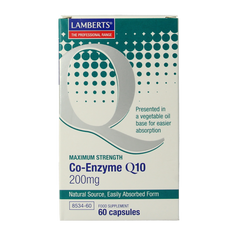 Lamberts Co enzym Q10 200mg 60 Vegetarische capsules
