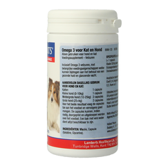 Lamberts Omega 3 voor dieren hond en kat 120.00 Capsules