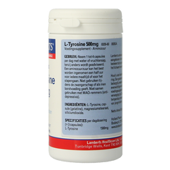 Lamberts L-Tyrosine 500mg 60 Capsules