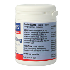 Lamberts Taurine 500mg 60 Vegetarische capsules