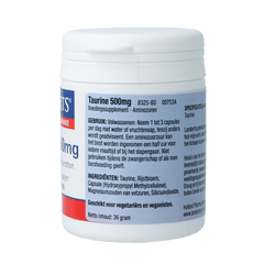 Lamberts Taurine 500mg 60.00 Vegetarische capsules