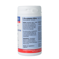 Lamberts L-Phenylalanine 500mg 60.00 Capsules