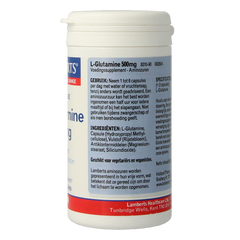 Lamberts L-Glutamine 500mg 90 Vegetarische capsules