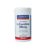 Lamberts L-Carnitine 500mg 60.00 Vegetarische capsules