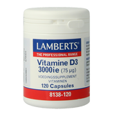 Lamberts Vitamine D3 3000IE/75mcg 120 Capsules