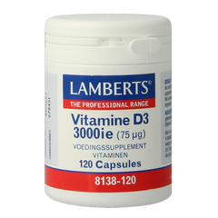 Lamberts Vitamine D3 3000IE 75mcg 120.00 Capsules