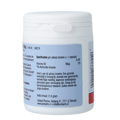 Lamberts Vitamine K2 90mcg 60.00 Capsules