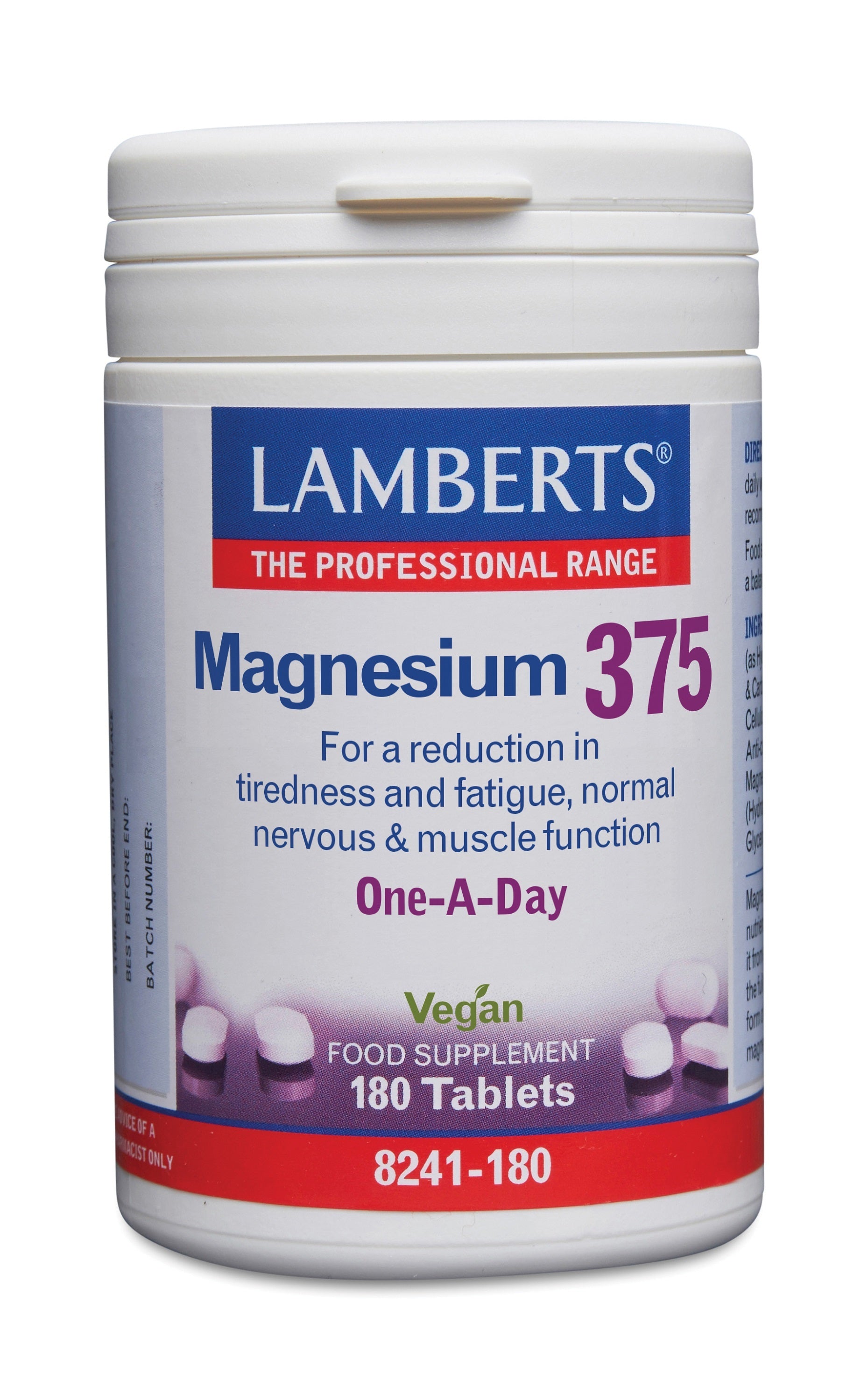 Lamberts Magnesium 375 180.00 Tabletten