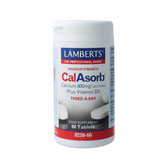 Lamberts Calasorb (calcium citraat) & Vitamine D3 60 Tabletten