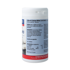 Lamberts CalAsorb (calciumcitraat) en vitamine D3 60.00 Tabletten