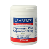 Lamberts Pepermuntolie 100mg 90.00 Capsules