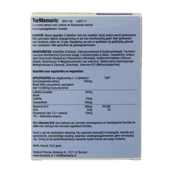 Lamberts Turmemoric met curcuma, luteïne en rozemarijn 60.00 Tabletten