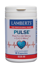 Lamberts Pulse Pure visolie 1300mg + CoQ10 100mg 90.00 Capsules