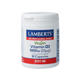 Lamberts Vitamine D3 1000IE 25mcg vegan 90.00 Capsules