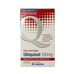 Lamberts Co enzym Q10 100mg (Ubiquinol) 60 Capsules