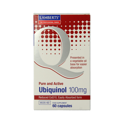 Lamberts Co enzym Q10 100mg (Ubiquinol) 60.00 Capsules