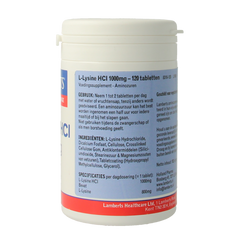 Lamberts L-Lysine 1000mg 120.00 Tabletten