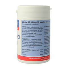 Lamberts L-Lysine 1000mg 120 Tabletten