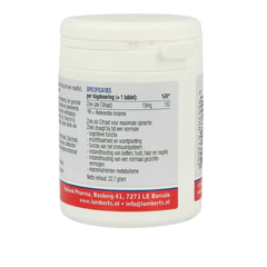 Lamberts Zink citraat 15mg 90 Tabletten