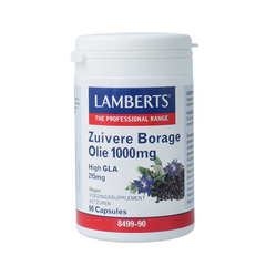 Lamberts Borageolie starflower 1000mg 90 Vegetarische capsules