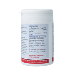 Lamberts Borageolie starflower 1000mg 90 Vegetarische capsules