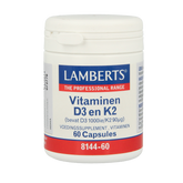 Lamberts Vitamine D3 1000IE 25mcg en K2 90mcg 60.00 Capsules