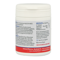 Lamberts Vitamine D3 1000IE 25mcg en K2 90mcg 60.00 Capsules