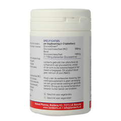 Lamberts Glucosamine 1100 vegan 120.00 Tabletten