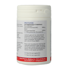 Lamberts Glucosamine 1100 vegan 120.00 Tabletten