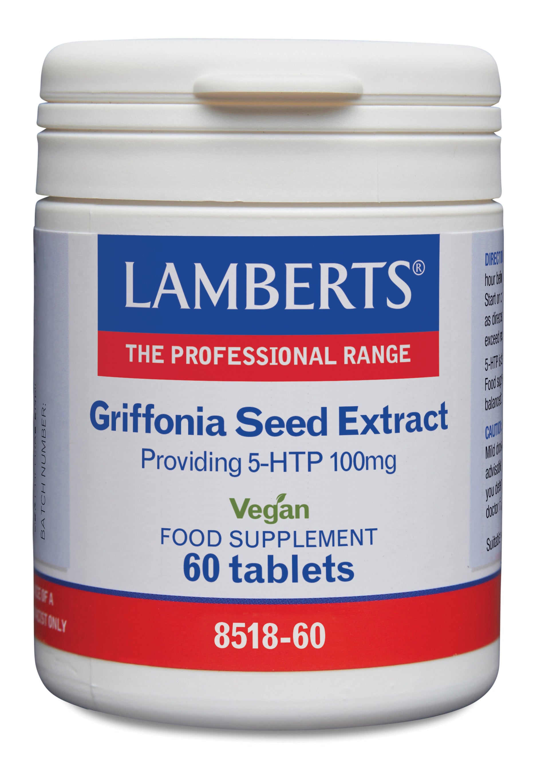 Lamberts Griffonia zaad extract 5-HTP 100mg 60.00 Tabletten