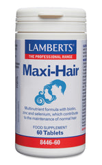 Lamberts Maxi-Hair multi met biotine, zink en selenium 60.00 Tabletten
