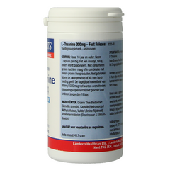 Lamberts L-Theanine 200mg 60 Capsules