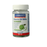 Lamberts Vitamine D3 1000IE gummies 60 Gummies