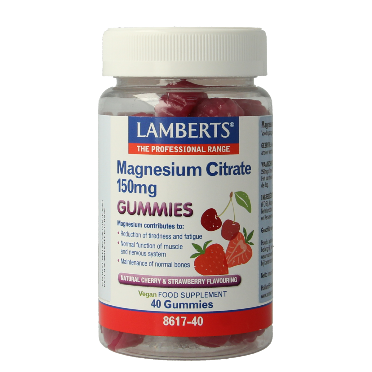 Lamberts Magnesium citraat gummies 40.00 Gummies