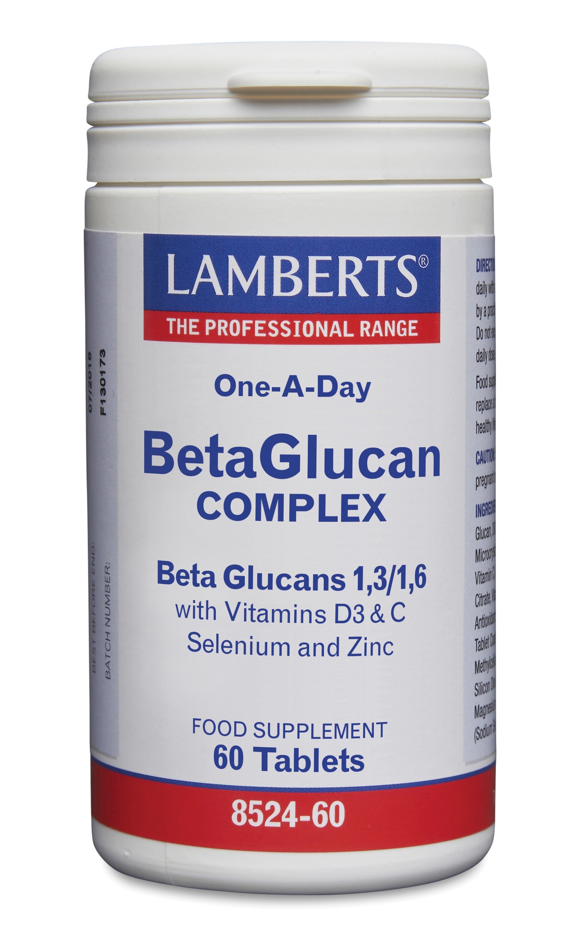 Lamberts Immune-Guard betaglucanen en D3, C, selenium, zink 60.00 Tabletten