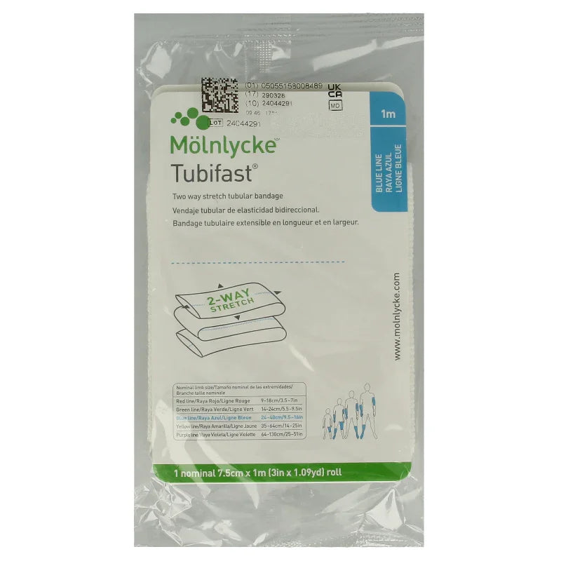 Medeco Tubifast blauw 1 Meter