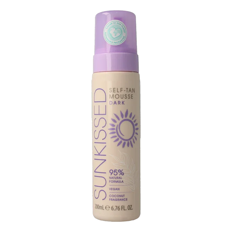 Sunkissed Self tan mousse dark 200 Milliliter