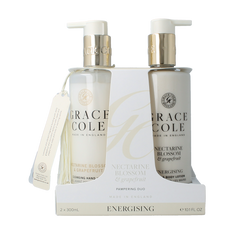 Grace Cole Nectarine blossom & grapefruit hand care duo 2.00 Stuks