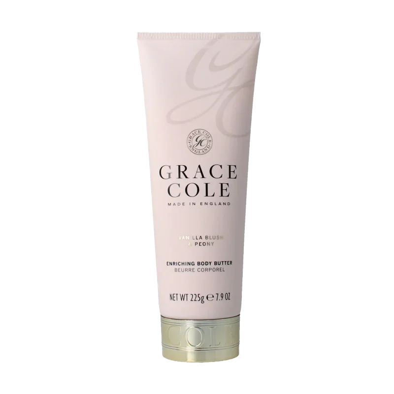 Grace Cole Vanilla blush & peony body butter 225 Gram