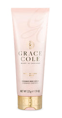 Grace Cole Vanilla blush & peony radiance body scrub 225 Gram