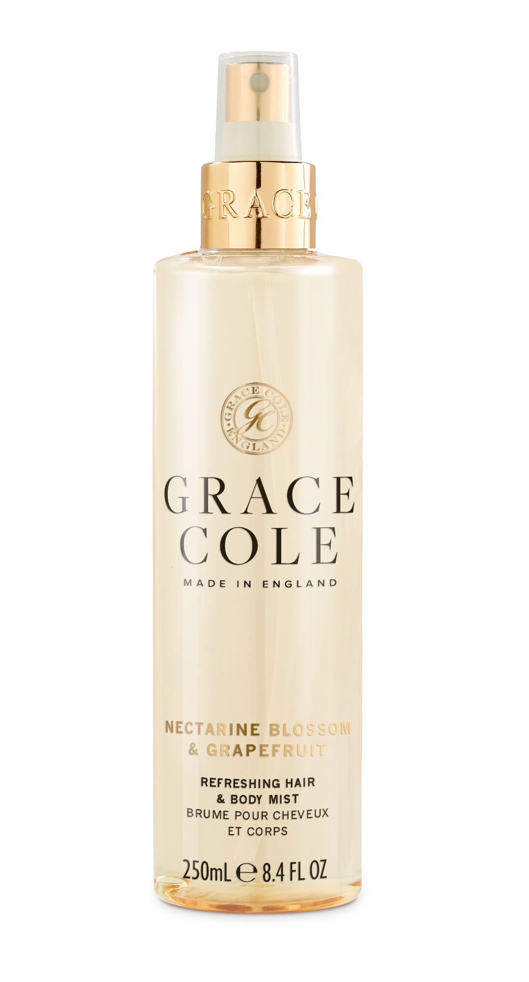 Grace Cole Nectarine blossom & grapefruit hair & body mist 250 Milliliter