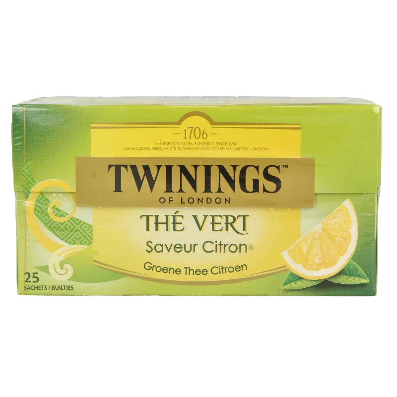 Twinings Groene thee citroen 25 Zakjes